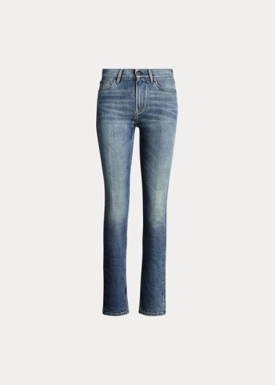 Calças De Ganga Ralph Lauren 861 High-Rise Skinny Mulher 07296-NDWV